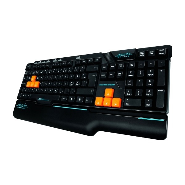 DACOTA GAMING DGFALCONKEY TASTATUR Power.no Dacota tastatur med blå bakgrunnsbelysning | FINN.no