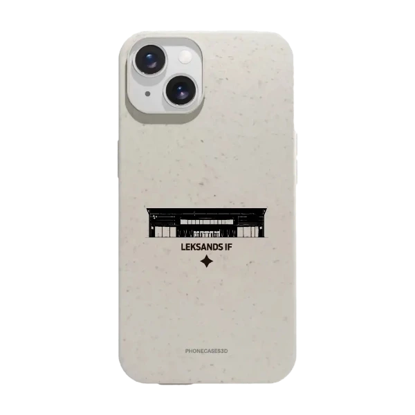 Phonecases3D iPhone 14 Leksands IF kompostoituva suojakuori, valkoinen