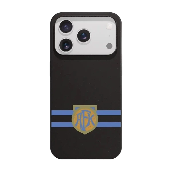 Phonecases3D iPhone 17 Pro Max Aalesunds FK kompostoituva suojakuori, musta