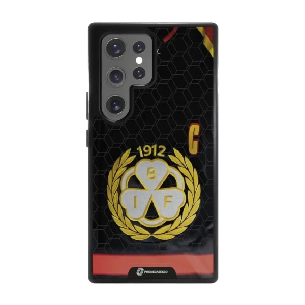 Phonecases3D Samsung Galaxy S25 Ultra Brynäs IF -3D suojakuori, musta