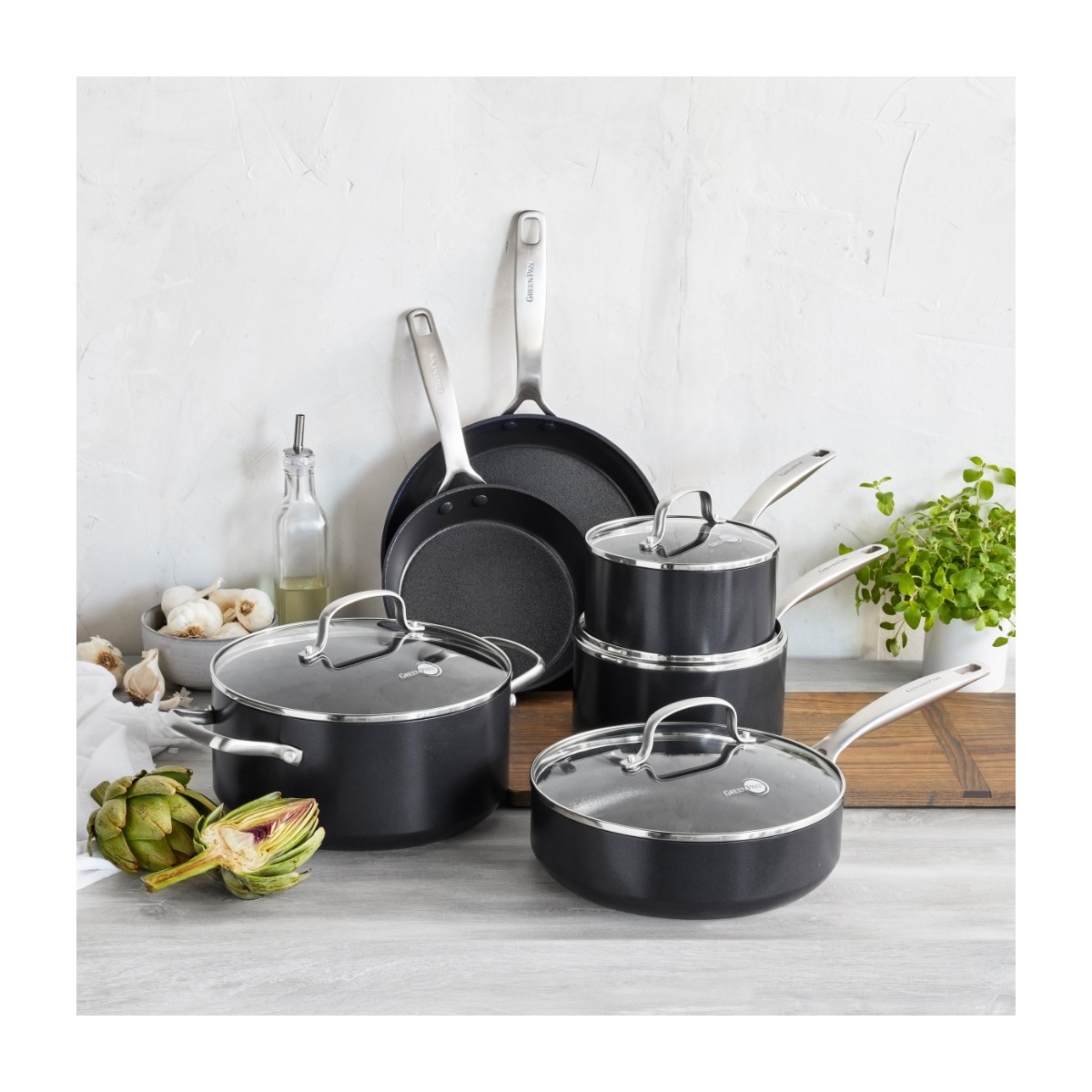 greenPan Copenhagen CC003108-001 stegepande 24 cm billede 8