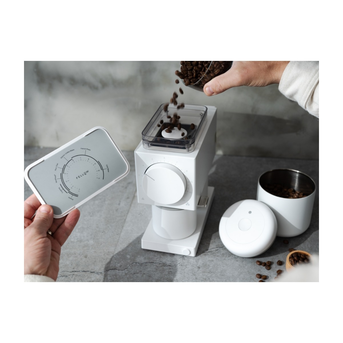 Fellow Ode Brew Gen 2 kaffekværne, mathvid billede 4