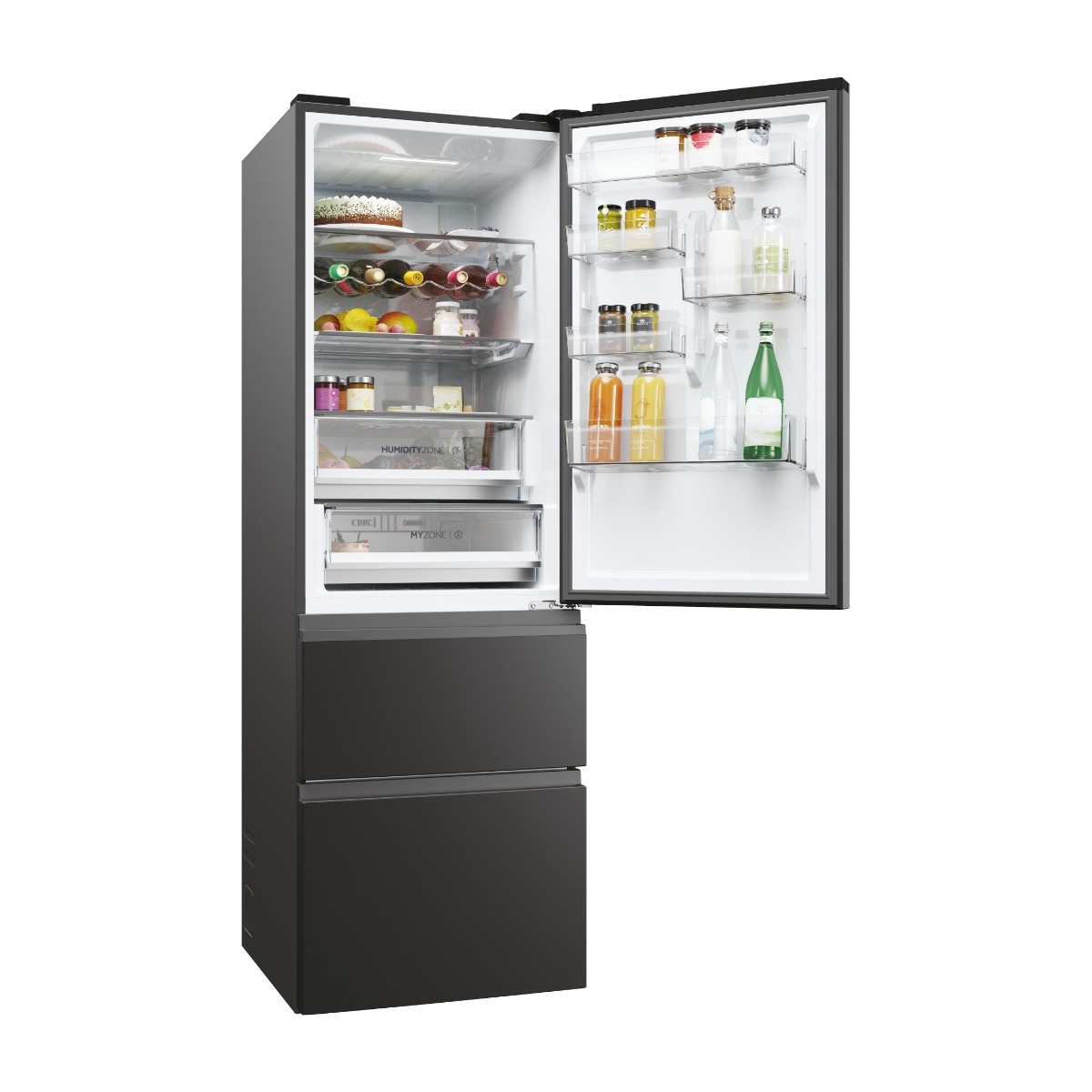 Haier 3D 60 serie 5 HTW5618DNPT kølefryseskab billede 3