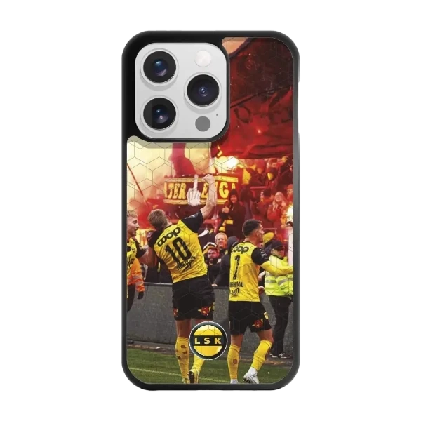 Phonecases3D iPhone 16 Pro Lillestrøm SK -3D suojakuori, musta