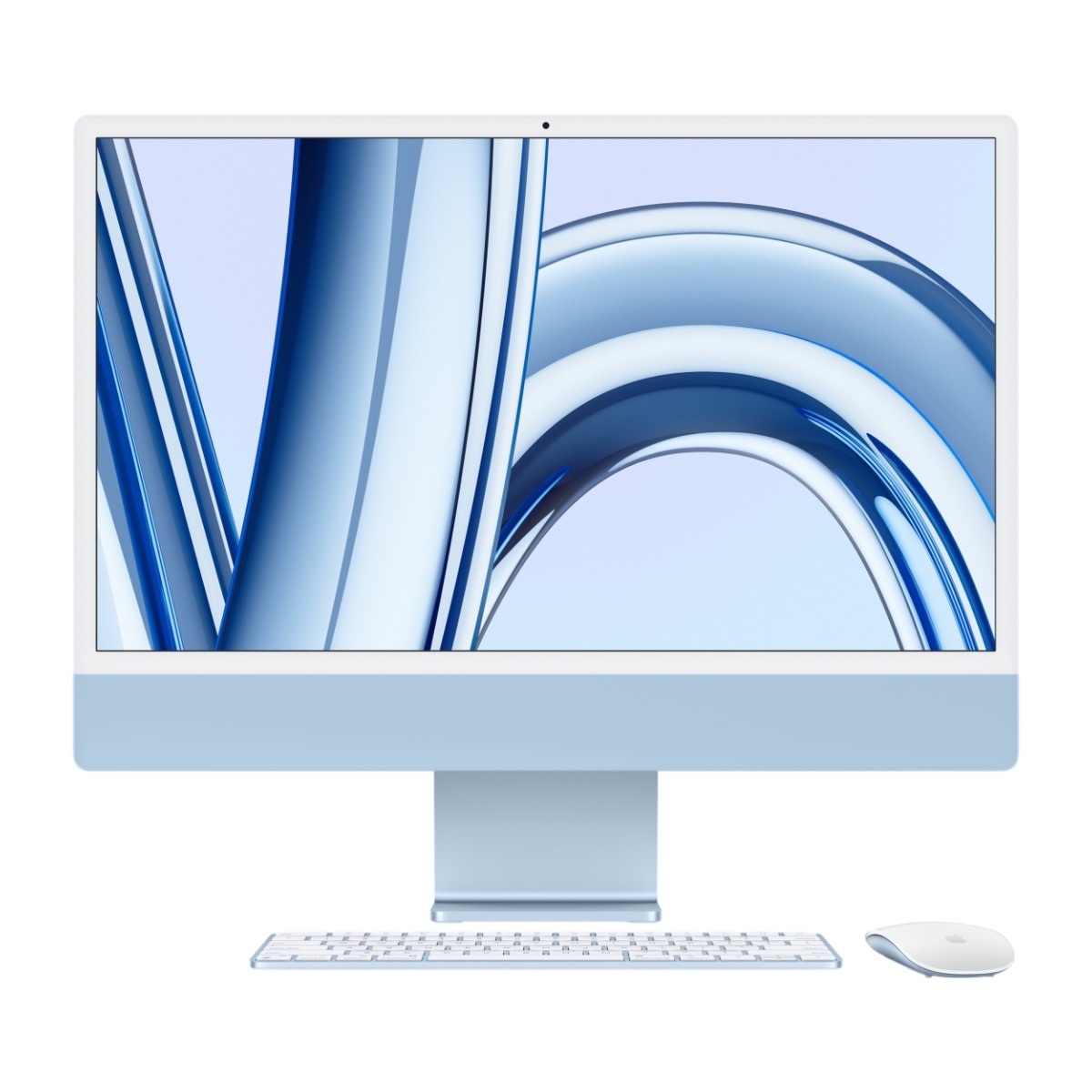 Apple iMac 24" (2023) 256 GB MQRC3DK, blå