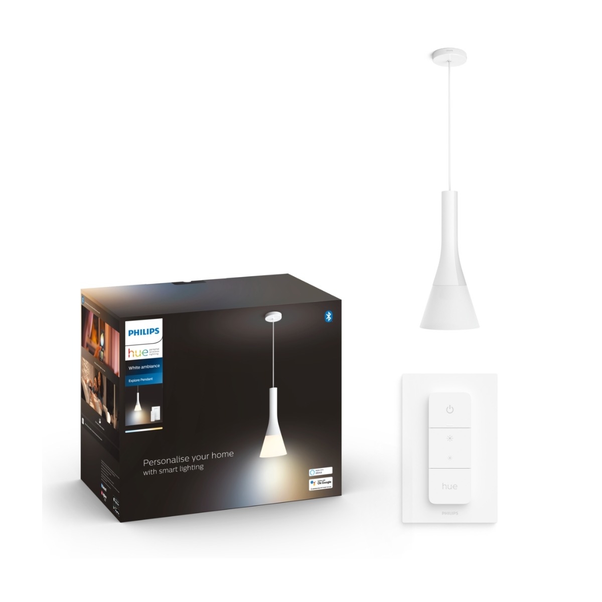 Hue WA Explore Pendellampe 8,5W Hvit - 60591