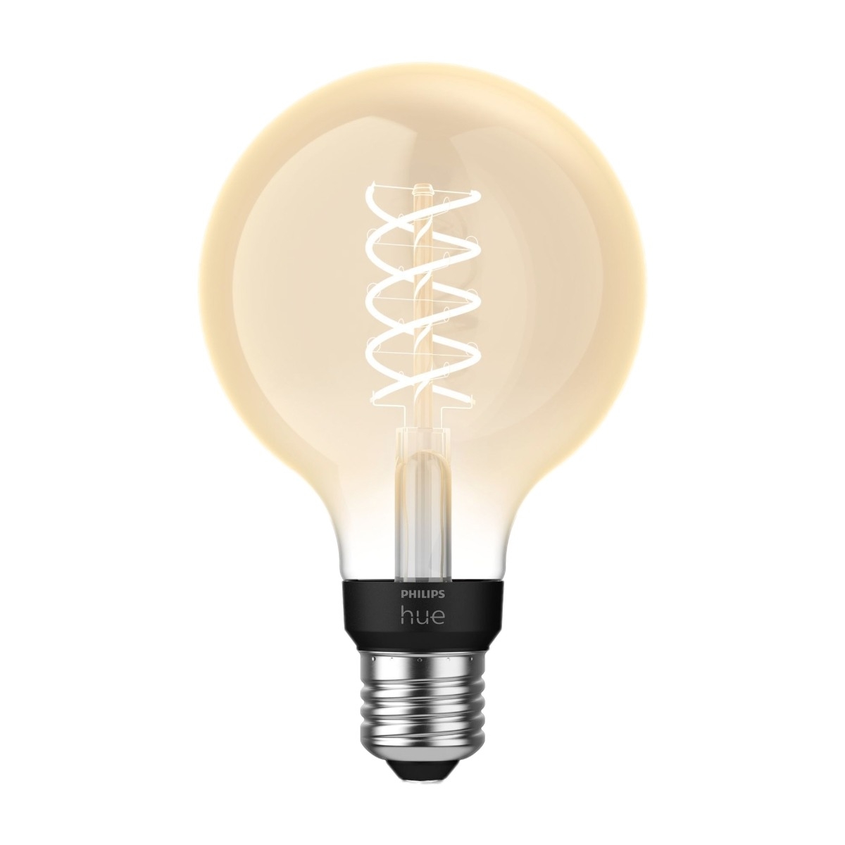 Hue White LED E27 Globe Filament 7,2W, 2100 K, dimbar, bluetooth