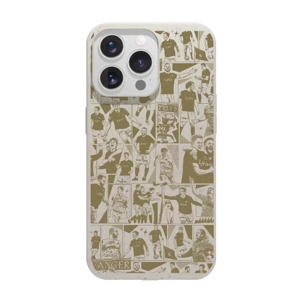 Phonecases3D iPhone 13 Pro Viking FK kompostoituva suojakuori, valkoinen