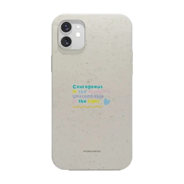 Phonecases3D iPhone 11 Jess Rachel Sharp kompostoituva suojakuori, valkoinen