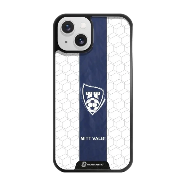 Phonecases3D iPhone 13 Sarpsborg 08 -3D suojakuori, musta