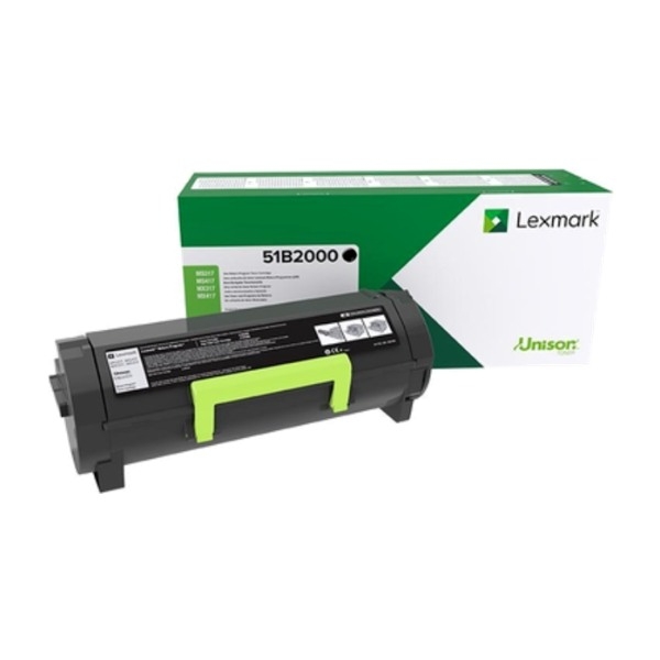 Lexmark 51B2000 tonerpatron Original, svart