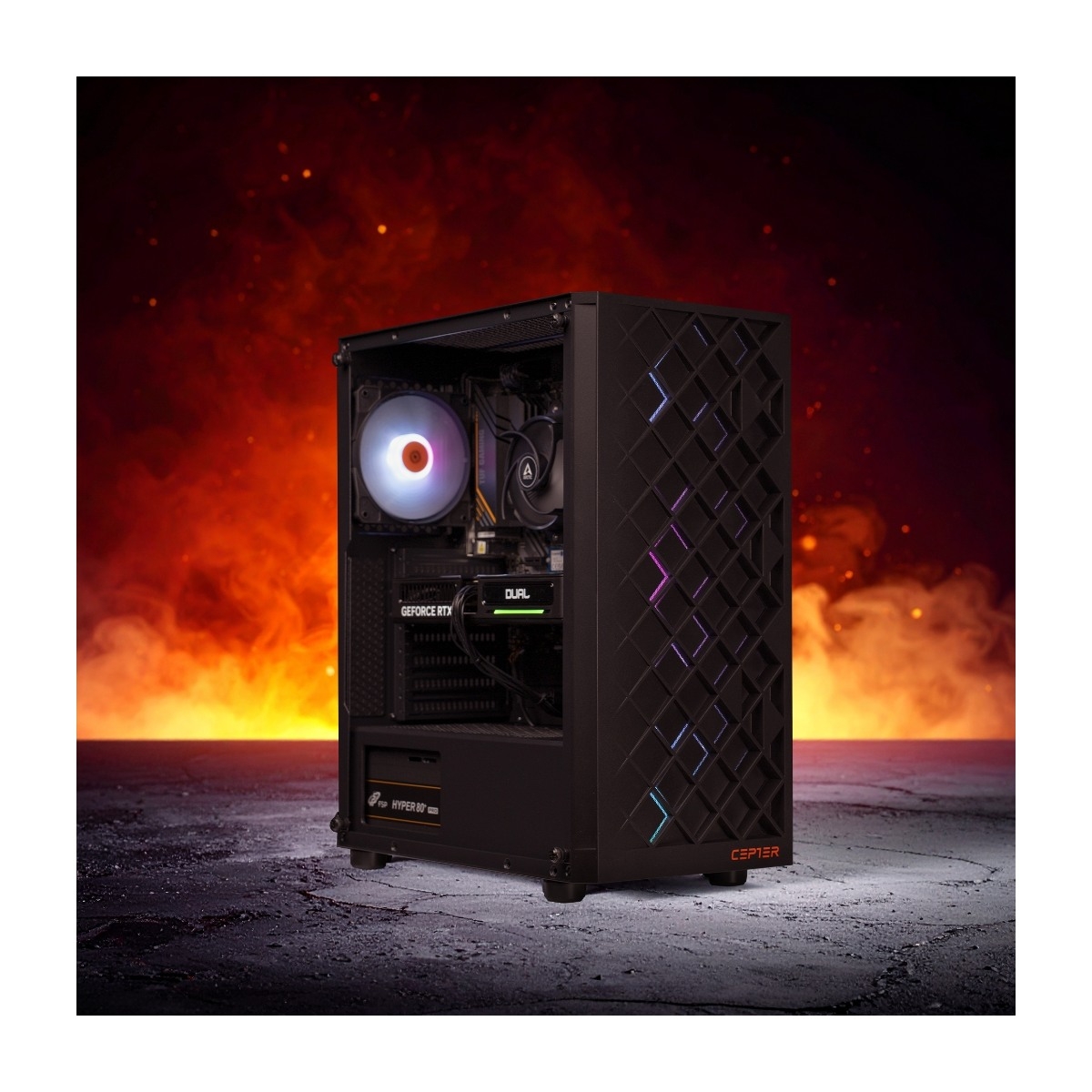 Cepter E-Sport R56TI Wi-Fi desktop PC - CEPTER