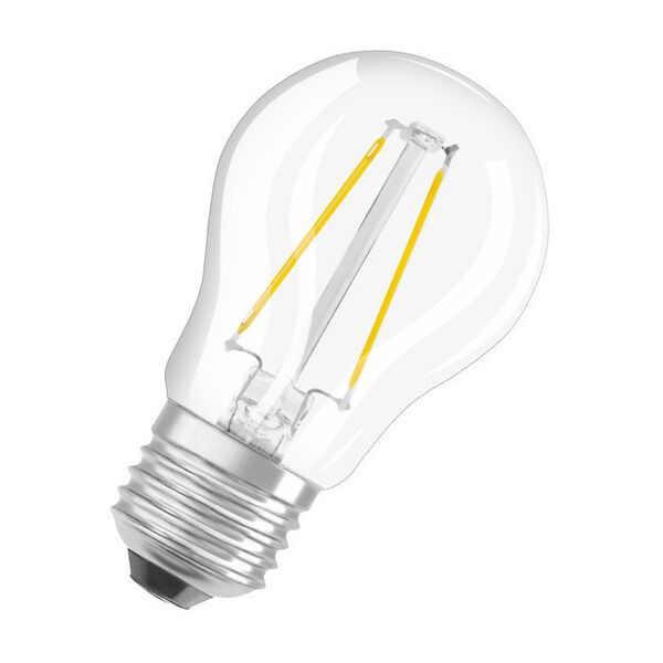 OSRAM LED LAMPA RETROFIT KRONE 4W (40W) E27 Power.se Osram LED lampa som motsvarar 40 watt finns att köpa