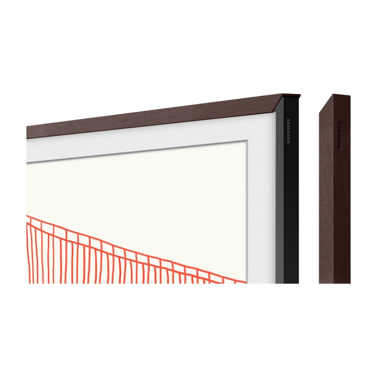 Samsung The Frame 43" ramme, brun (2021-2025)