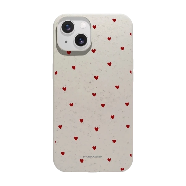 Phonecases3D iPhone 13 Martine Halvorsen kompostoituva suojakuori, valkoinen