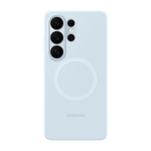 Samsung Galaxy S26 Ultra Silicone Magnet -suojakuori, sininen