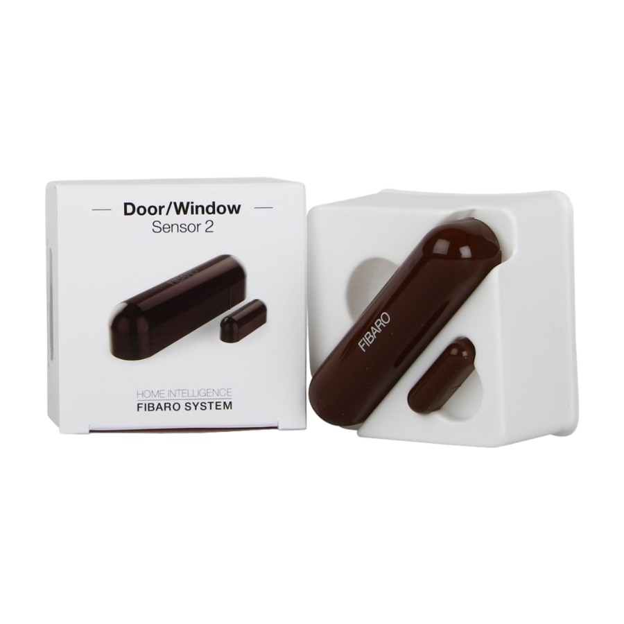 Fibaro Fgdw-002-7 Door/Window Sensor Dark, brown z-wave