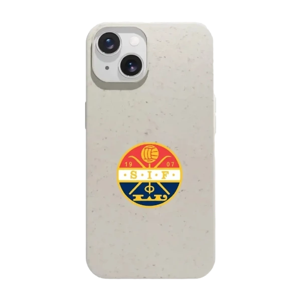 Phonecases3D iPhone 14 Strømsgodset kompostoituva suojakuori, valkoinen