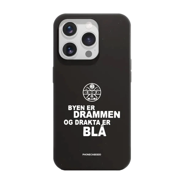 Phonecases3D iPhone 16 Pro Strømsgodset kompostoituva suojakuori, musta