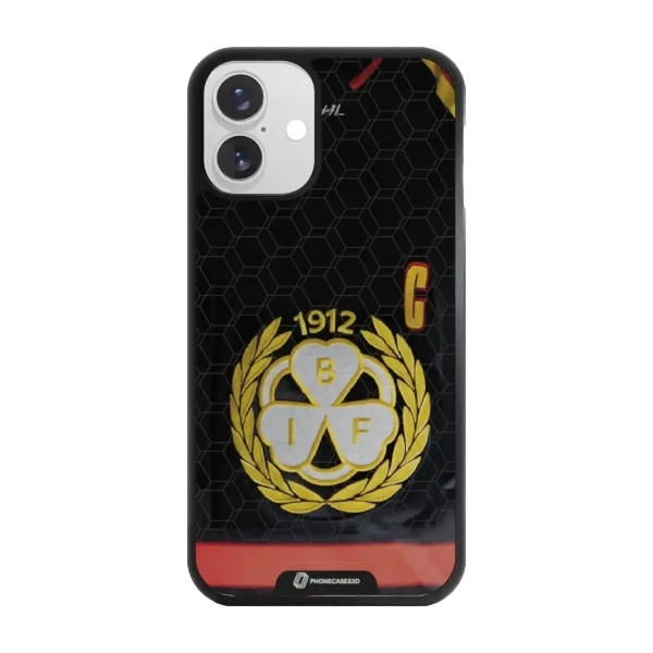 Phonecases3D iPhone 16 Plus Brynäs IF -3D suojakuori, musta