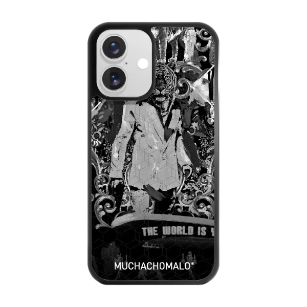 Phonecases3D iPhone 16 Muchacho Malo -3D suojakuori, musta