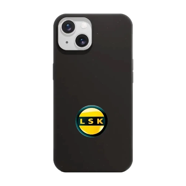 Phonecases3D iPhone 15 Lillestrøm SK kompostoituva suojakuori, musta