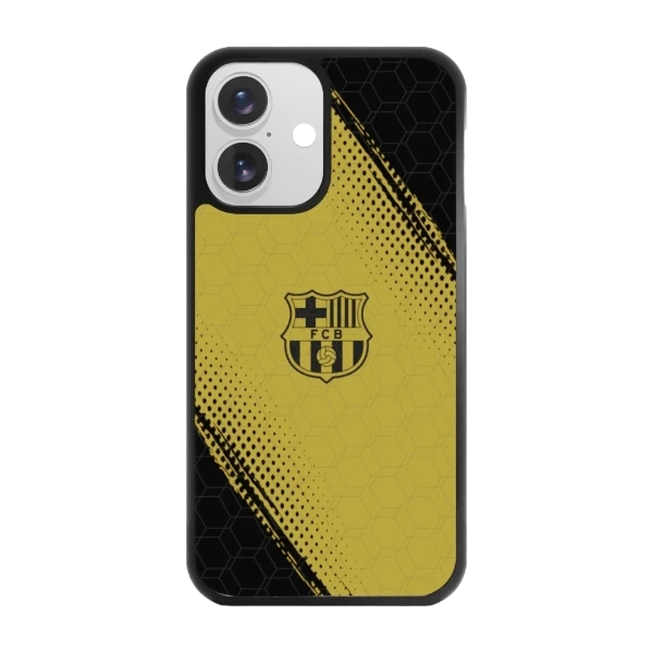Phonecases3D iPhone 16 FC Barcelona -3D suojakuori, musta