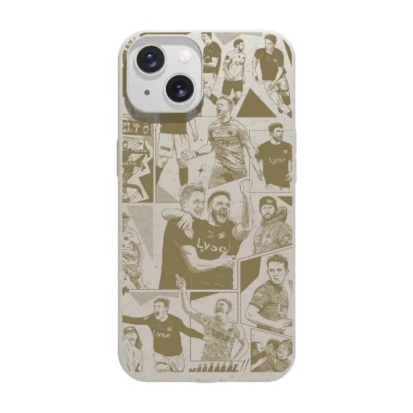 Phonecases3D iPhone 13 Viking FK kompostoituva suojakuori, valkoinen