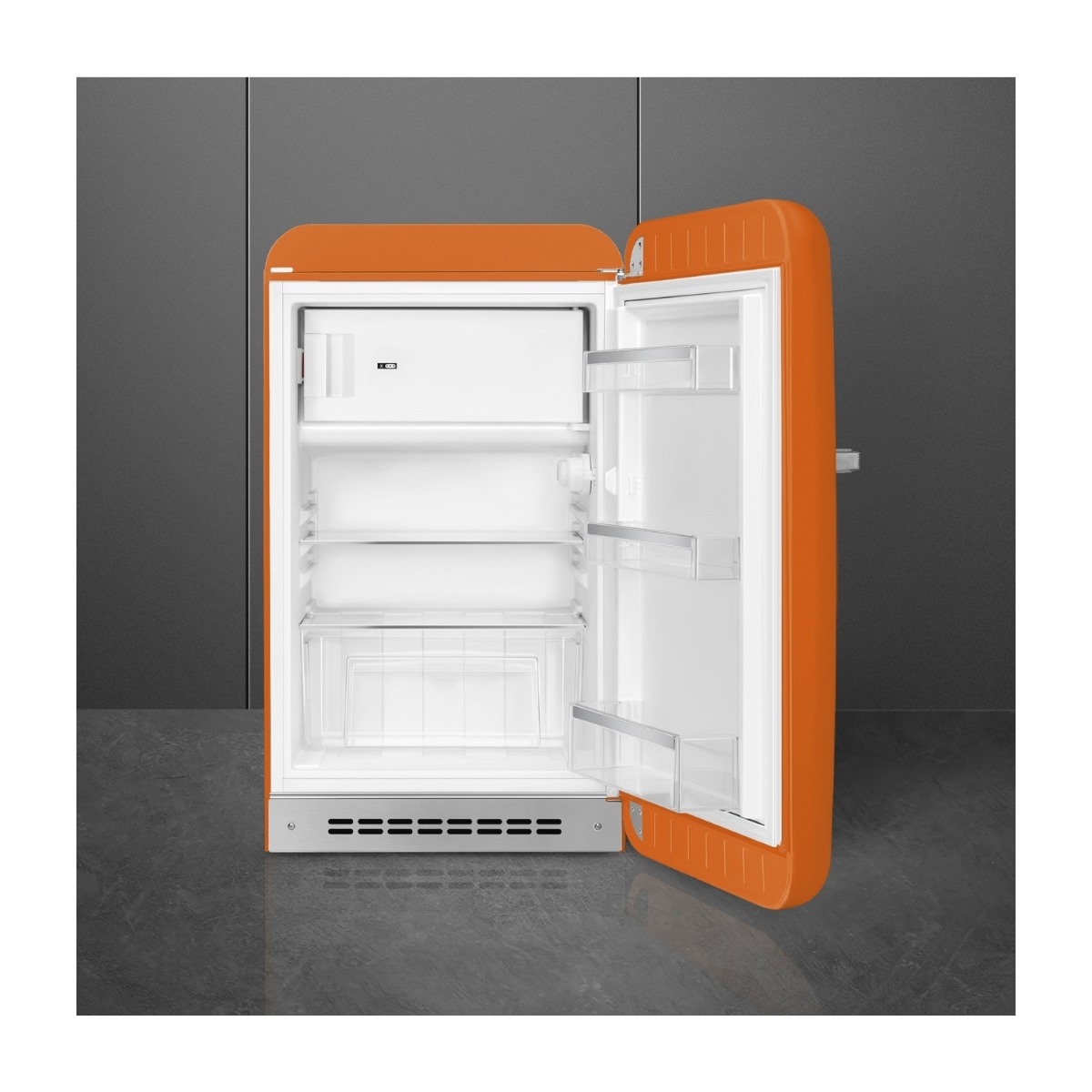 Smeg 50's Style køleskab med fryser FAB10ROR6 (orange) billede 4