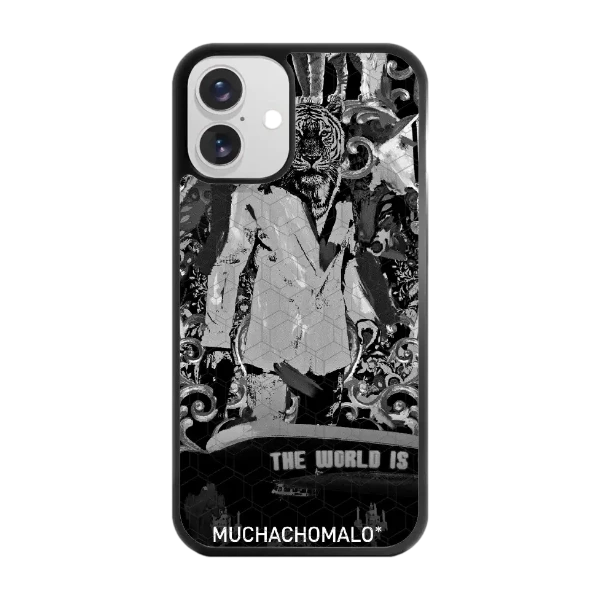 Phonecases3D iPhone 16 Plus Muchacho Malo -3D suojakuori, musta