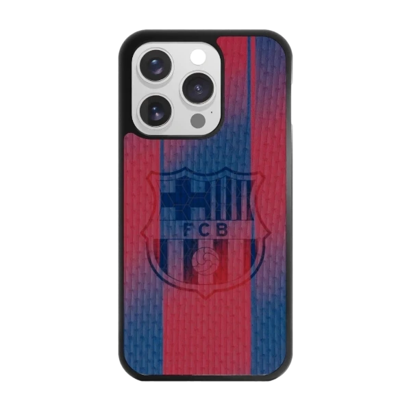 Phonecases3D iPhone 15 Pro FC Barcelona -3D suojakuori, musta