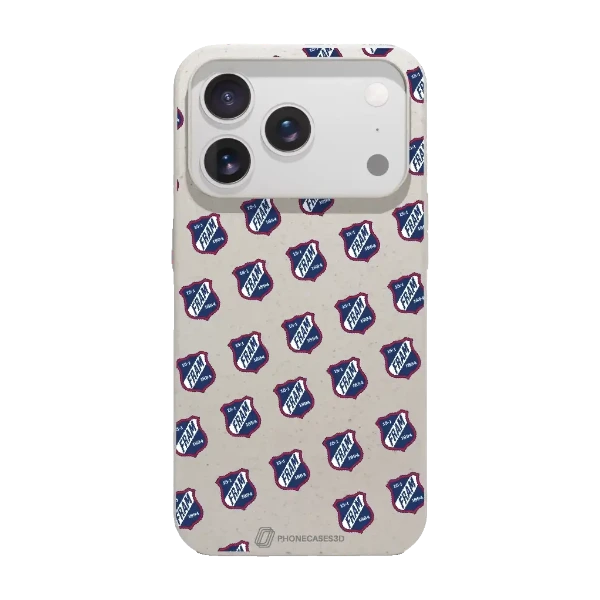 Phonecases3D iPhone 17 Pro IF Fram Larvik kompostoituva suojakuori, valkoinen