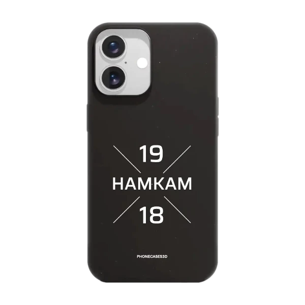Phonecases3D iPhone 16 HamKam kompostoituva suojakuori, musta