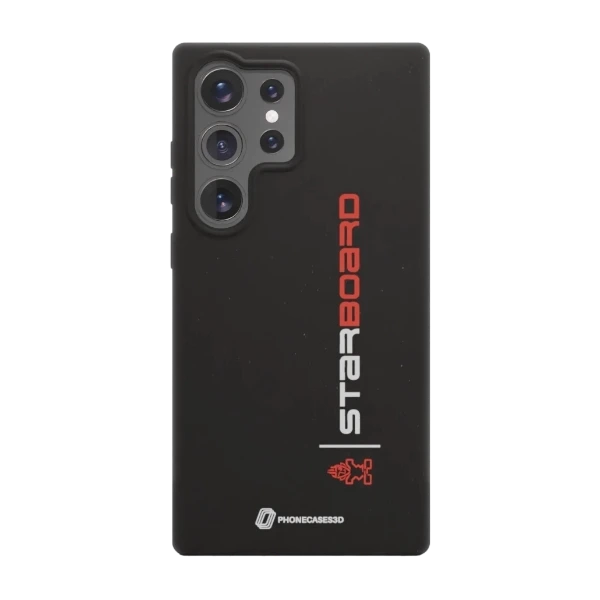 Phonecases3D Samsung Galaxy S25 Ultra Starboard kompostoituva suojakuori, musta