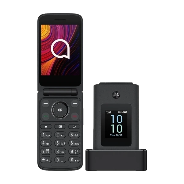 TCL One Touch 4043 Eco Design mobiltelefon, Dark Night Grey