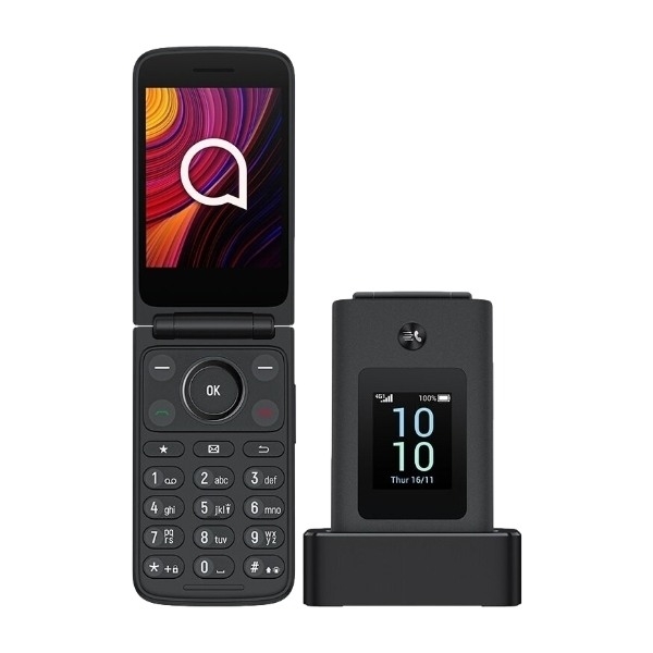 TCL One Touch 4043 Eco Design mobiltelefon, Dark Night Grey (Demoprodukt)