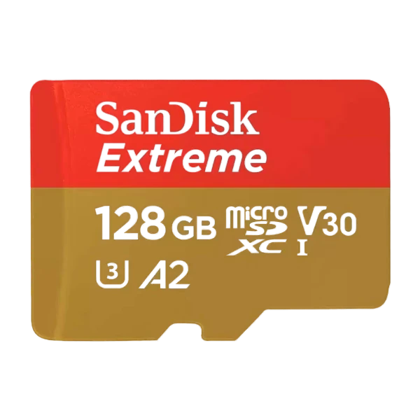 SanDisk Extreme PLUS microSDXC-minneskort, 128 GB