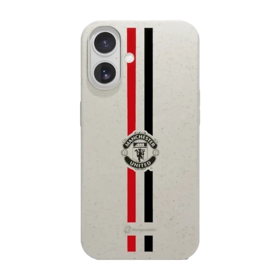 Phonecases3D iPhone 17 Manchester United FC komposterbart cover, hvid billede 1