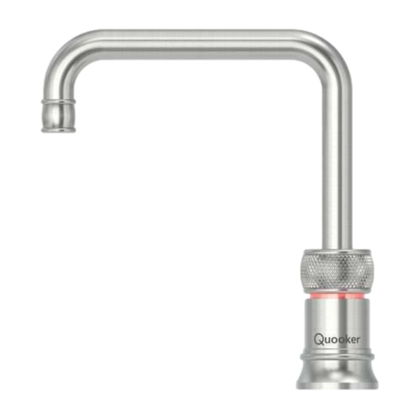 Quooker Classic Nordic Square Kran, stål