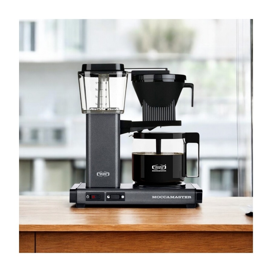 Moccamaster Automatic kaffemaskine, Stone Grey billede 6