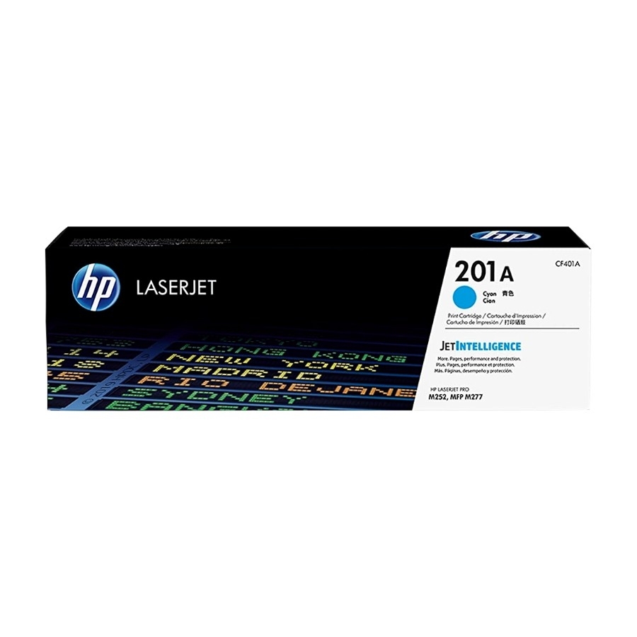 HP 201A, cyan toner cartridge