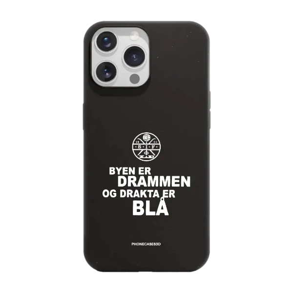 Phonecases3D iPhone 14 Pro Strømsgodset kompostoituva suojakuori, musta