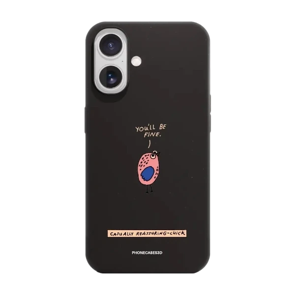 Phonecases3D iPhone 17 Maja Säfström kompostoituva suojakuori, musta