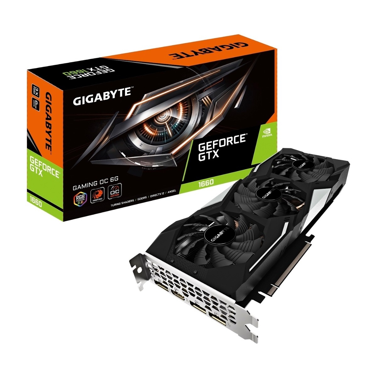GIGABYTE GTX 1660 GAMING OC 6G - Power.se