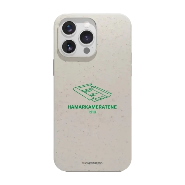 Phonecases3D iPhone 16 Pro Max HamKam kompostoituva suojakuori, valkoinen