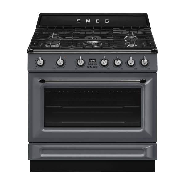 Smeg TR90GMGR komfur, skifergrå billede 2