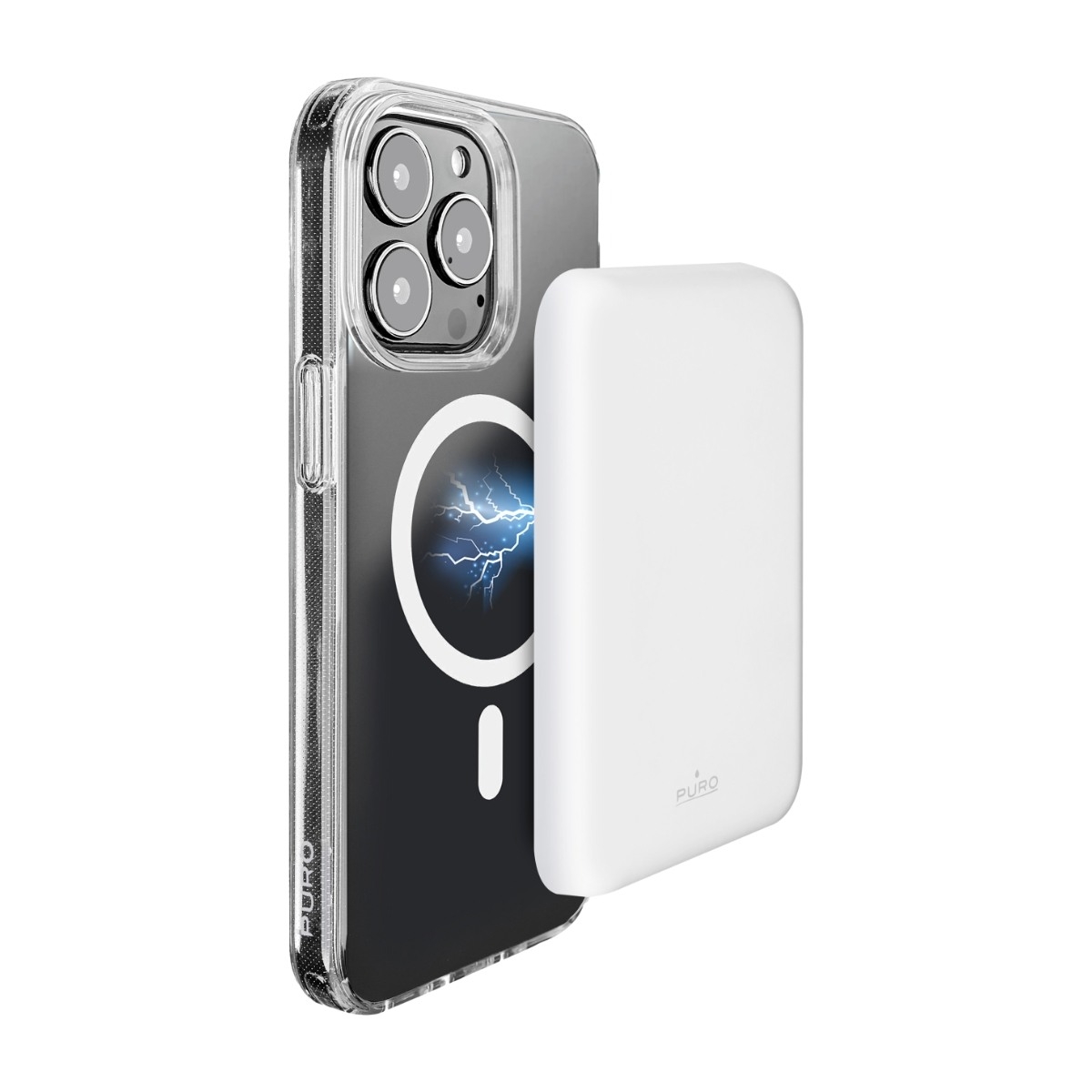MagSafe compatible Power Bank 4000mAh 1USB-C - White Nødlader