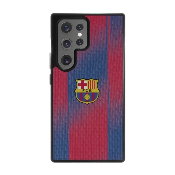 Phonecases3D Samsung Galaxy S25 Ultra FC Barcelona -3D suojakuori, musta