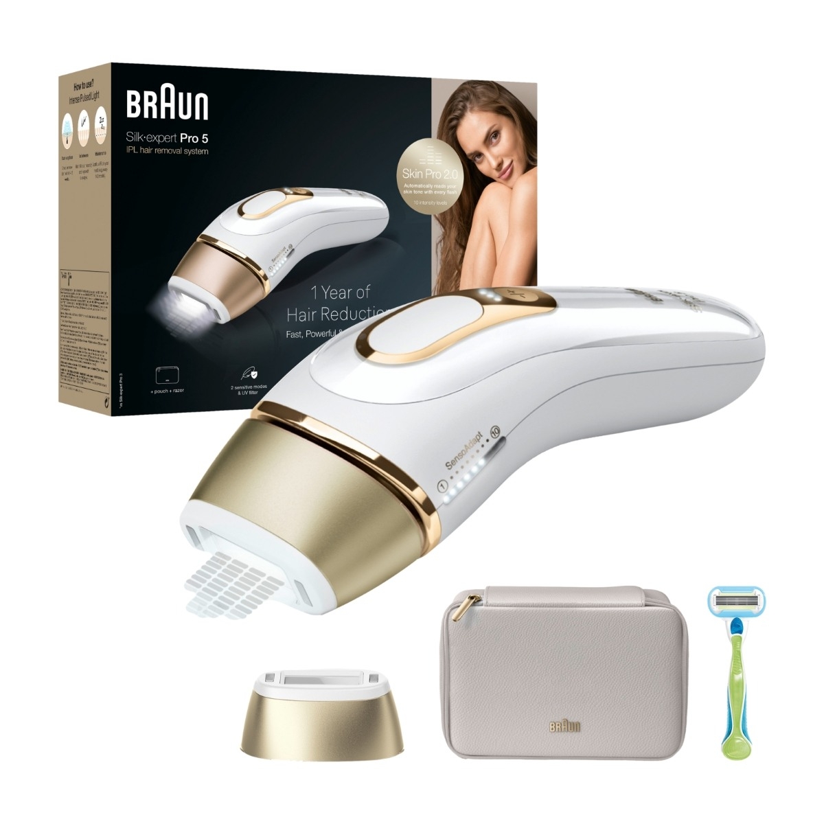 Braun IPL Silk·expert Pro 5 Pl5052 IPL-hårfjerner