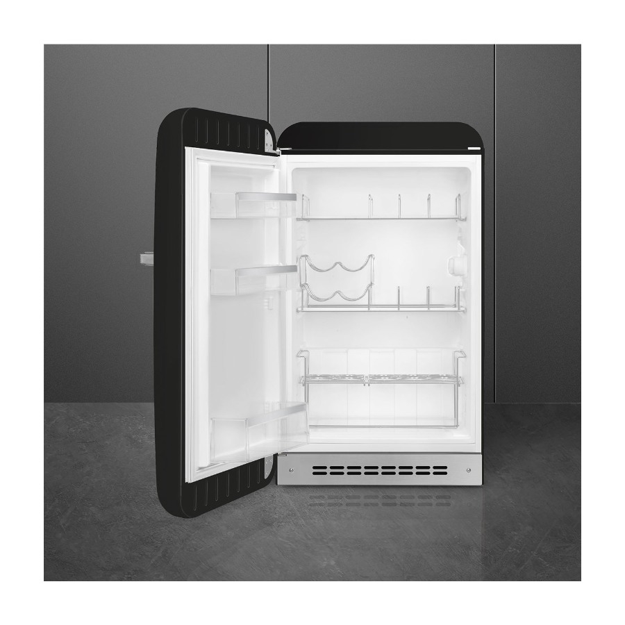 Smeg 50's Style køleskab FAB10HLBL6 (sort) billede 6